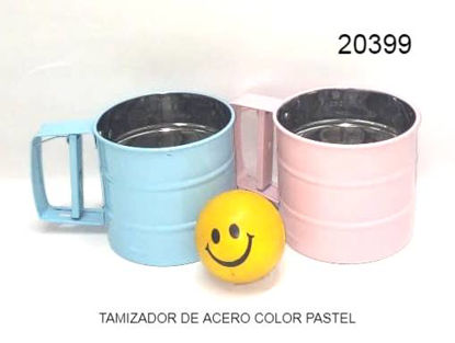 Imagen de TAMIZADOR DE ACERO COLOR PASTEL 3.24